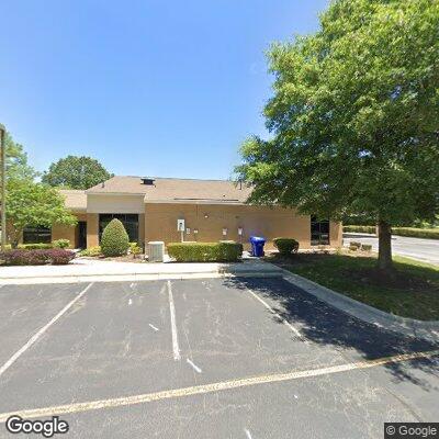 Street view of the Carrboro Plaza Shopping Center Driver License Office DMV office