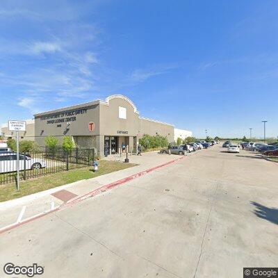 Street view of the Dallas-South Mega Center DMV office