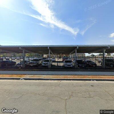 Street view of the Fresno DMV office