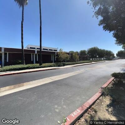 Street view of the Fullerton DMV office