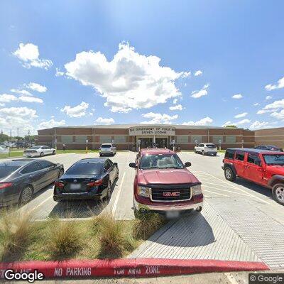 Street view of the Houston Gessner Mega Center DMV office