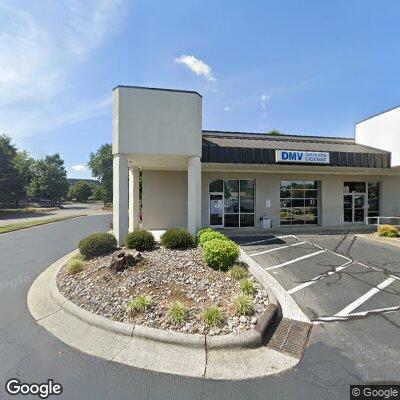 Street view of the Lenoir-Rhyne Plaza Driver License Office DMV office