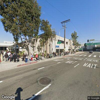 Street view of the Los Angeles DMV office