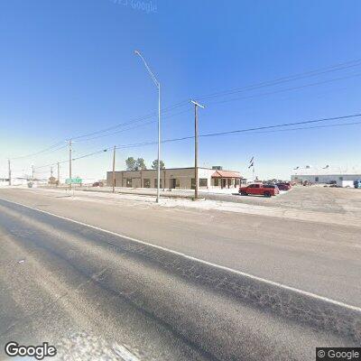 Street view of the Monahans DMV office