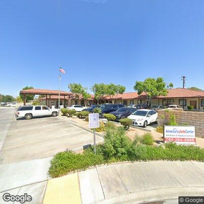 Street view of the Ridgecrest DMV office