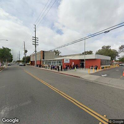 Street view of the Santa Ana DMV office