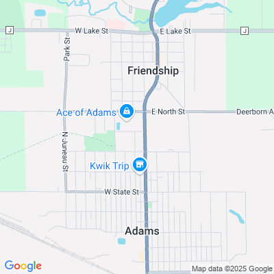 Location of the Adams service center (Adams County) DMV office