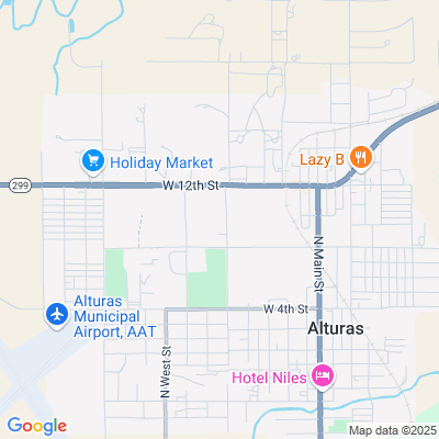 Location of the Alturas DMV office