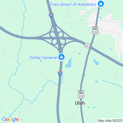 Location of the Asheboro Driver License Office DMV office