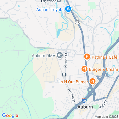 Location of the Auburn DMV office