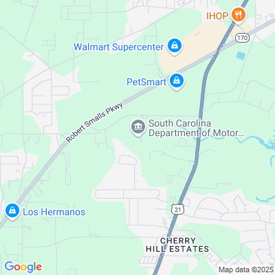 Location of the Beaufort DMV office