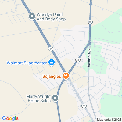 Location of the Bennettsville DMV office