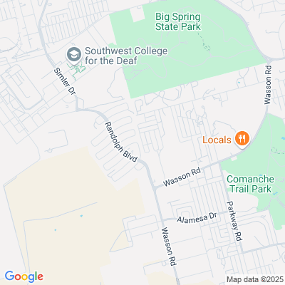 Location of the Big Spring DMV office