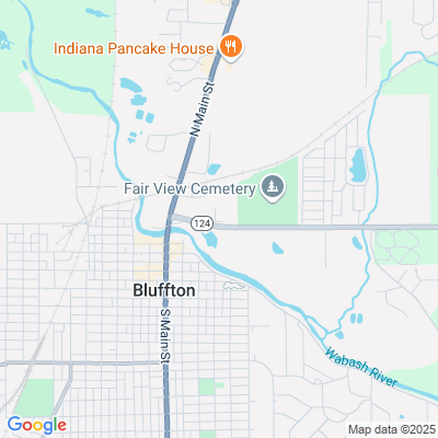 Location of the Bluffton DMV office