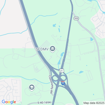 Location of the Blythewood DMV office