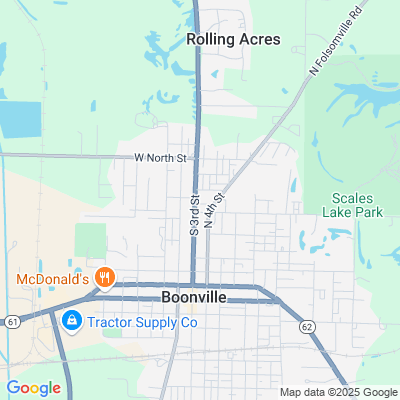 Location of the Boonville DMV office