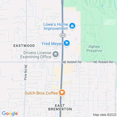 Location of the Bremerton DMV office