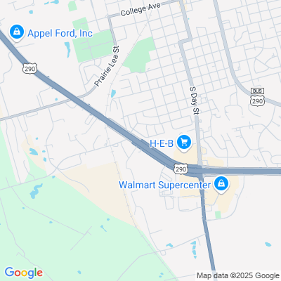 Location of the Brenham DMV office