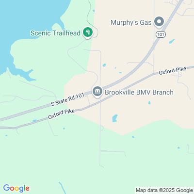 Location of the Brookville DMV office