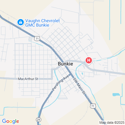 Location of the Bunkie DMV office