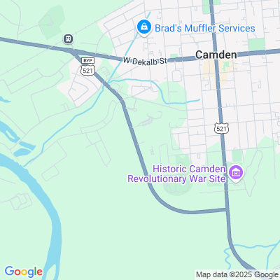 Location of the Camden DMV office