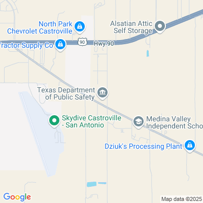 Location of the Castroville DMV office