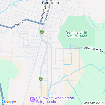 Location of the Centralia DMV office