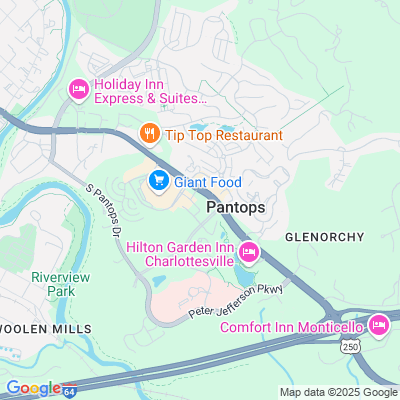 Location of the Charlottesville Customer Service Center DMV office