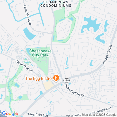 Location of the Chesapeake Customer Service Center DMV office