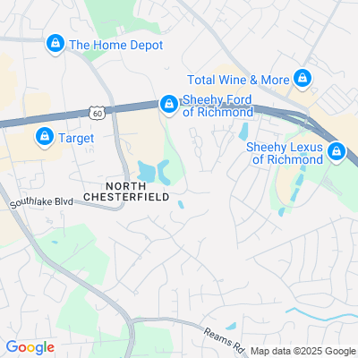 Location of the Chesterfield Customer Service Center DMV office