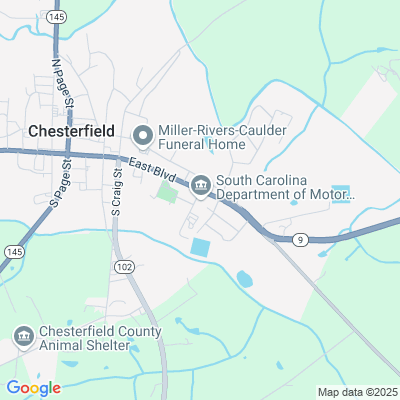 Location of the Chesterfield DMV office