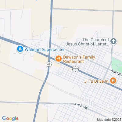 Location of the Childress DMV office