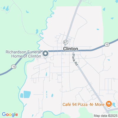 Location of the Clinton DMV office