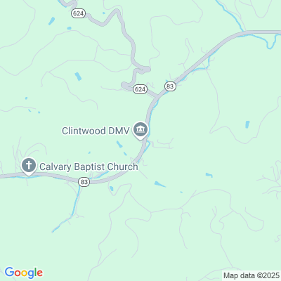 Location of the Clintwood Customer Service Center DMV office