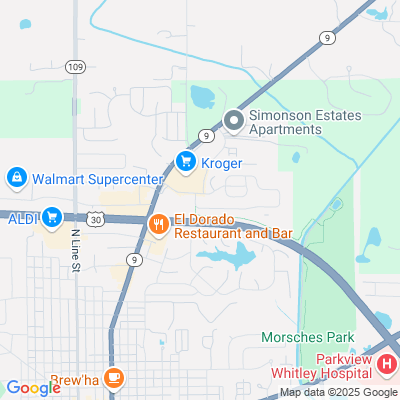 Location of the Columbia City DMV office