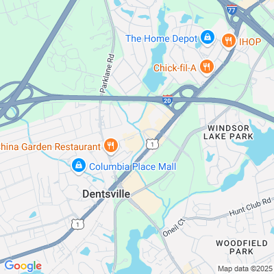 Location of the Columbia - O'Neil Court DMV office