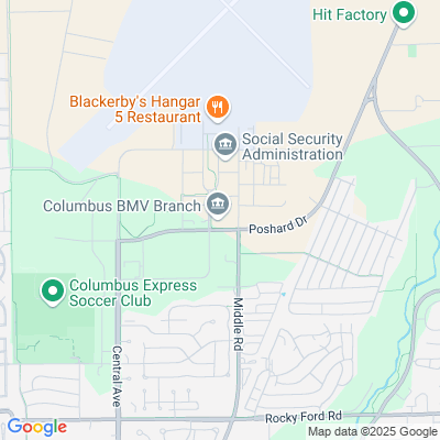 Location of the Columbus DMV office