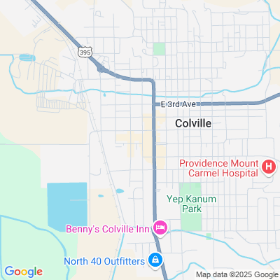 Location of the Colville DMV office