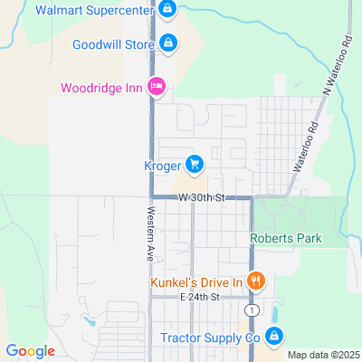 Location of the Connersville DMV office