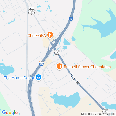 Location of the Corsicana DMV office