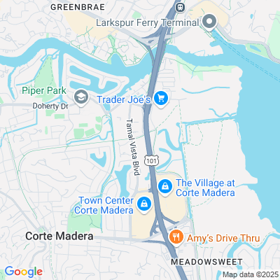 Location of the Corte Madera DMV office