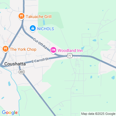 Location of the Coushatta DMV office