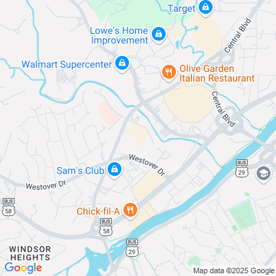 Location of the Danville Customer Service Center DMV office