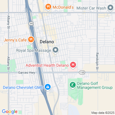 Location of the Delano DMV office