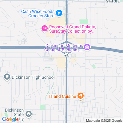 Location of the Dickinson DMV office