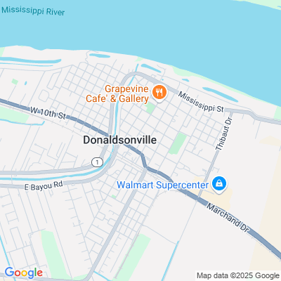 Location of the Donaldsonville DMV office