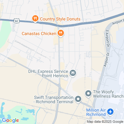 Location of the East Henrico Customer Service Center DMV office