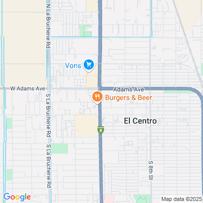 Location of the El Centro DMV office