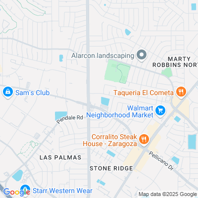 Location of the El Paso Scott Simpson DMV office