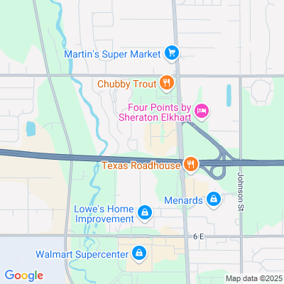Location of the Elkhart DMV office